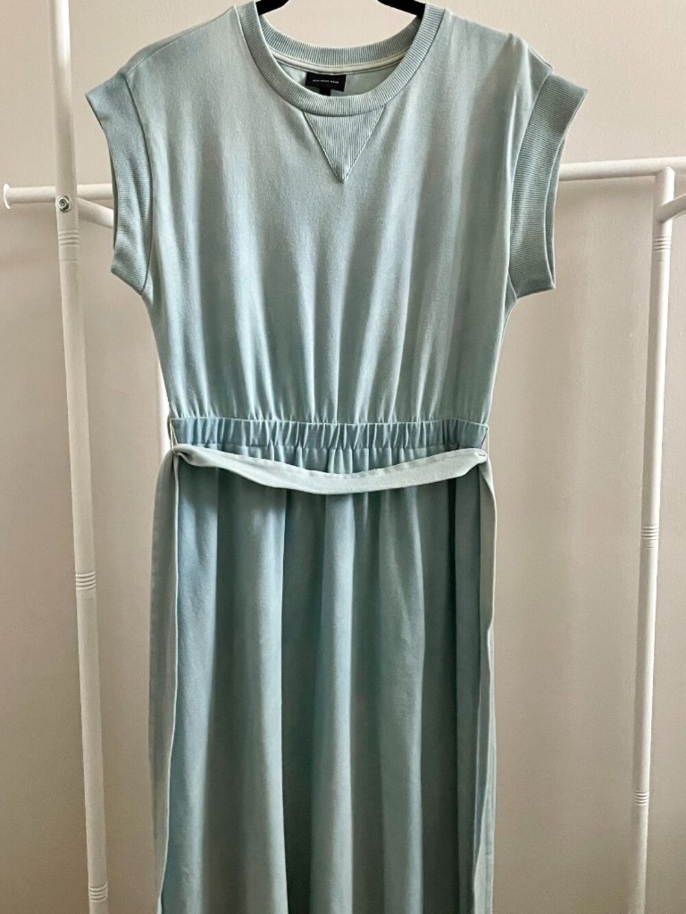Who What Wear Sleeveless Midi Sweatshirt Dress - Size Small